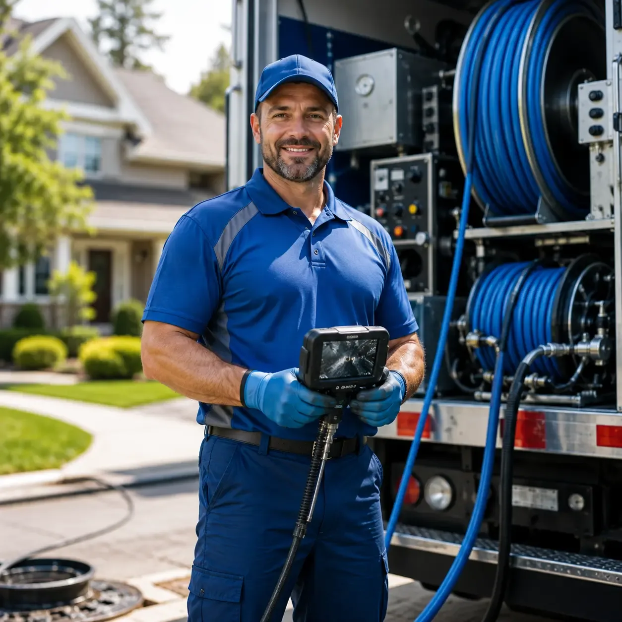 Local outdoor drain cleaning specialists in Hickory, PA